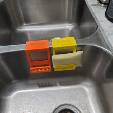 Load image into Gallery viewer, Spongemate by 2B Creations. Double Sink sponge holder.
