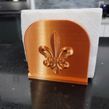 Load image into Gallery viewer, Fleur De Lis Napkin Holder | Kitchen | Patio | Deck | New Orleans | Decorative
