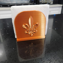 Load image into Gallery viewer, Fleur De Lis Napkin Holder | Kitchen | Patio | Deck | New Orleans | Decorative
