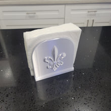 Load image into Gallery viewer, Fleur De Lis Napkin Holder | Kitchen | Patio | Deck | New Orleans | Decorative
