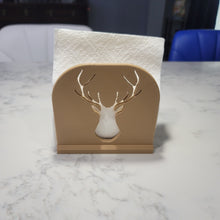 Load image into Gallery viewer, Deer Head Napkin Holder | 3D Printed | Antlers | Buck
