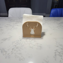 Load image into Gallery viewer, Deer Head Napkin Holder | 3D Printed | Antlers | Buck
