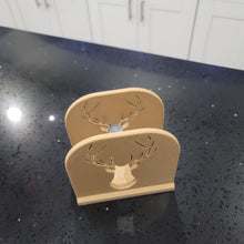 Load image into Gallery viewer, Deer Head Napkin Holder | 3D Printed | Antlers | Buck
