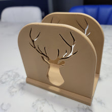 Load image into Gallery viewer, Deer Head Napkin Holder | 3D Printed | Antlers | Buck
