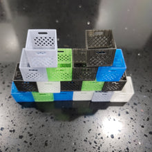 Load image into Gallery viewer, Mini Milk Crate / 1 Inch comes in pack of 4. Size Options Vary.
